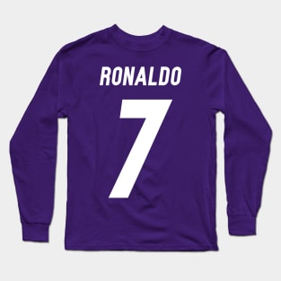 Copy of Christiano Ronaldo Madrid Away Jersey 2016 Long Sleeve T-Shirt